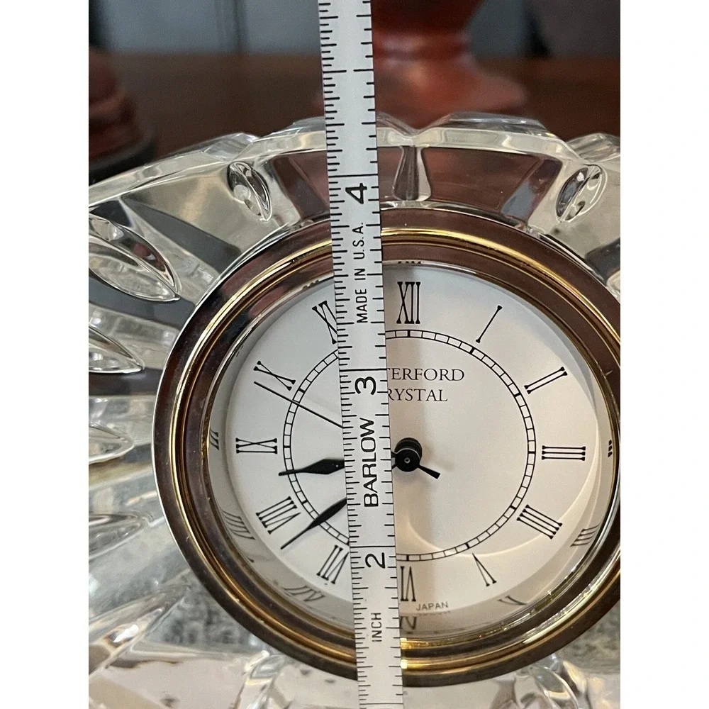 Vintage Waterford Crystal‎ Portico Desk Mantel Clock